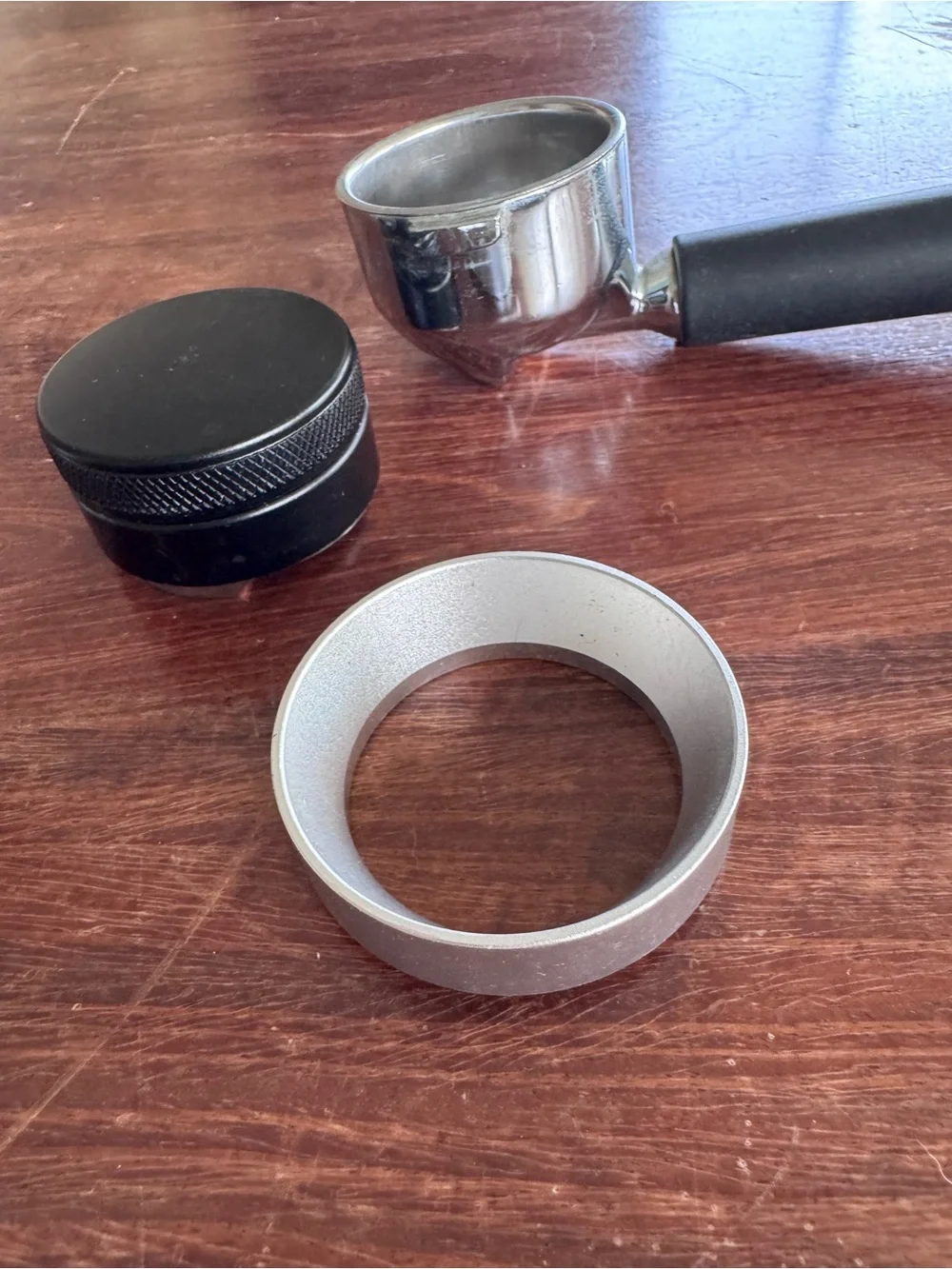 51 mm Black Espresso Tamper & Portafilter Accessories Set